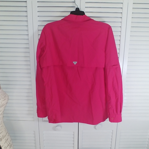 Columbia pink shirt size M - Picture 4 of 5